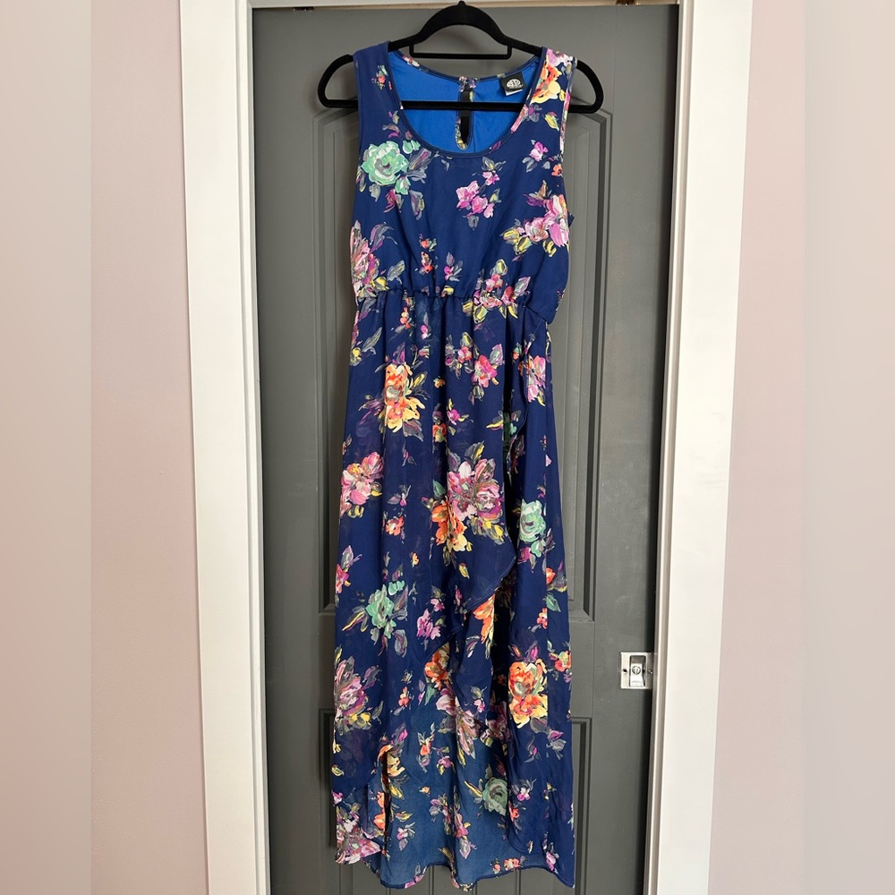 Bobeau High Low floral maxi dress
